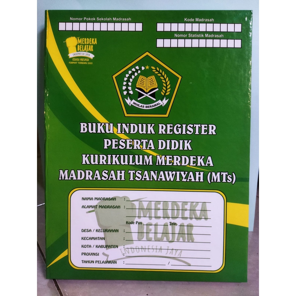 

Buku Induk Siswa MTs Kurikulum Merdeka Edisi Terbaru