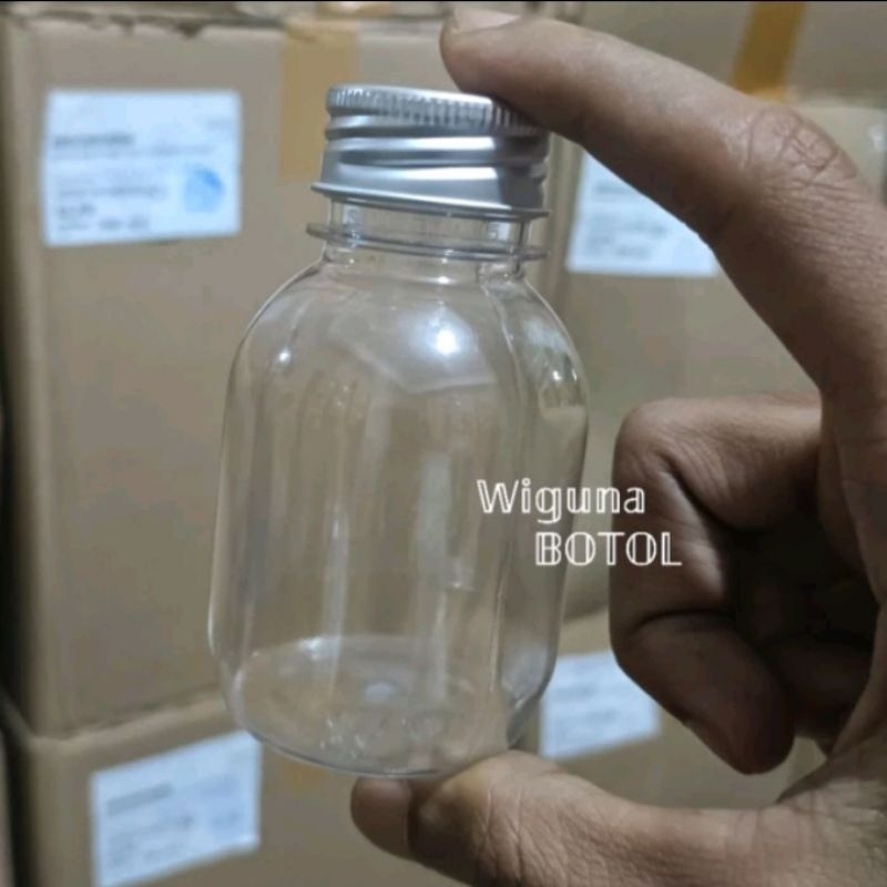 Botol Ulir 100ml Bitol Neck 30 / Botol 100ml Bulat Tutup Ulir Aluminium Neck 30