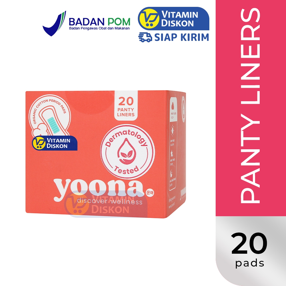 YOONA PANTY LINERS 15CM - 20 PADS