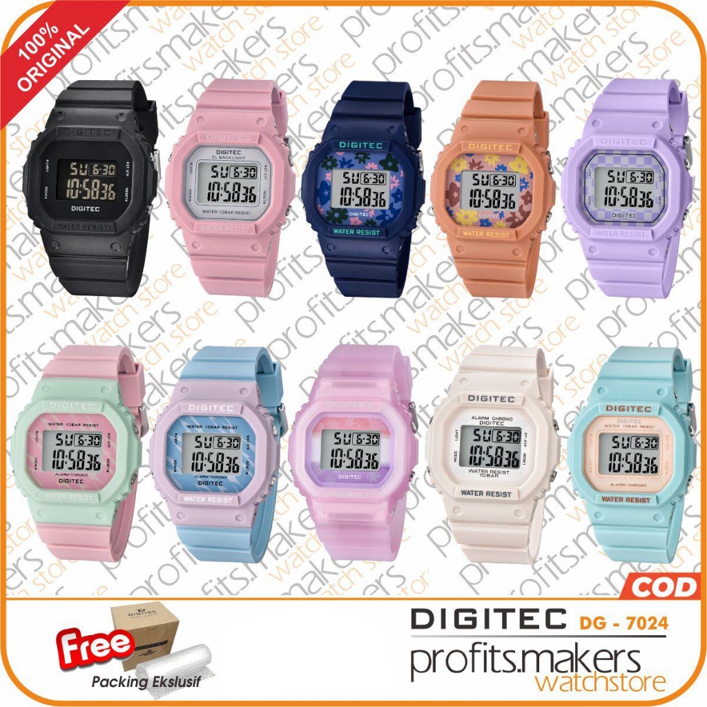 DIGITEC DG7024 / DG 7024 / DG-7024 / DG 4088 / DG-4088 / DG4088 Watch Jam Tangan ORIGINAL