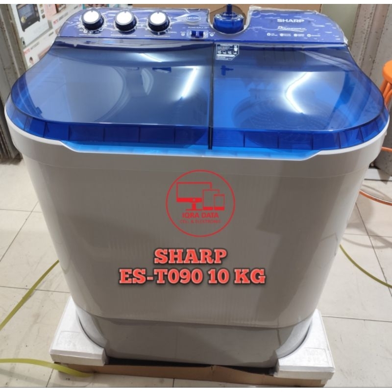 Mesin Cuci Sharp 10 Kg 2 Tabung EST-1090 Low Watt Garansi Resmi 3 Tahun