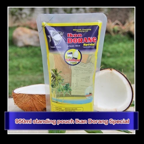 

Minyak Goreng Kelapa Ikan Dorang Kemasan 950ml dan 1900ml