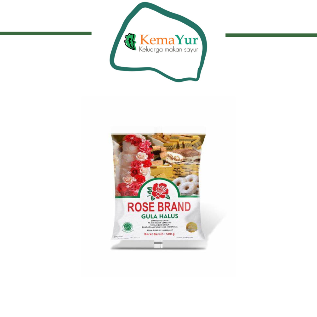

Gula Halus Rose Brand kemasan 500 gr