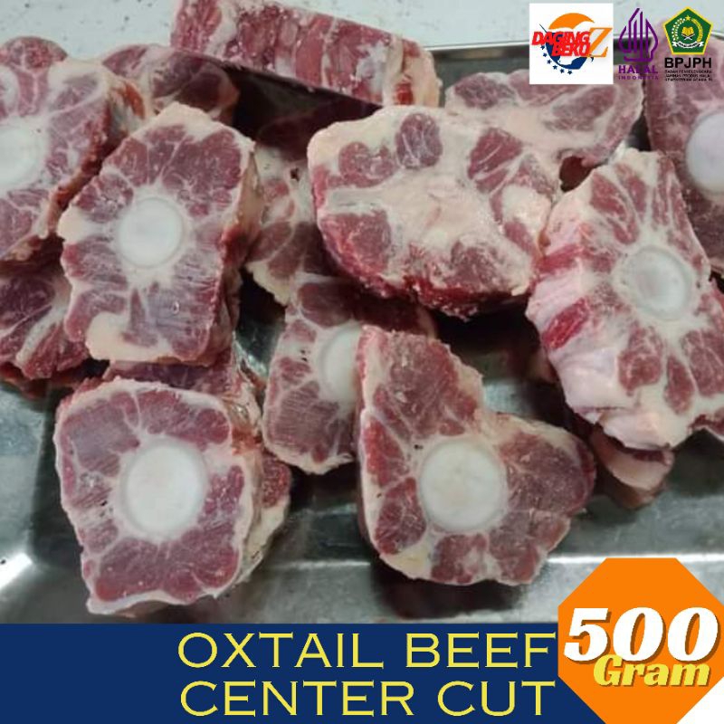

OXTAIL beef/Buntut Sapi Center Cut 500gr Halal Frozen