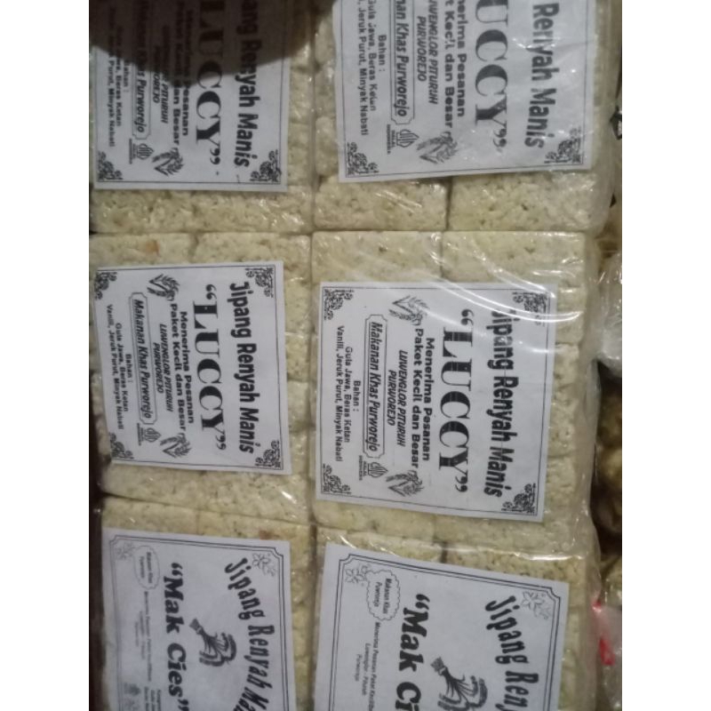 

Jipang ketan asli manis gula tanpa pemanis 1 pack