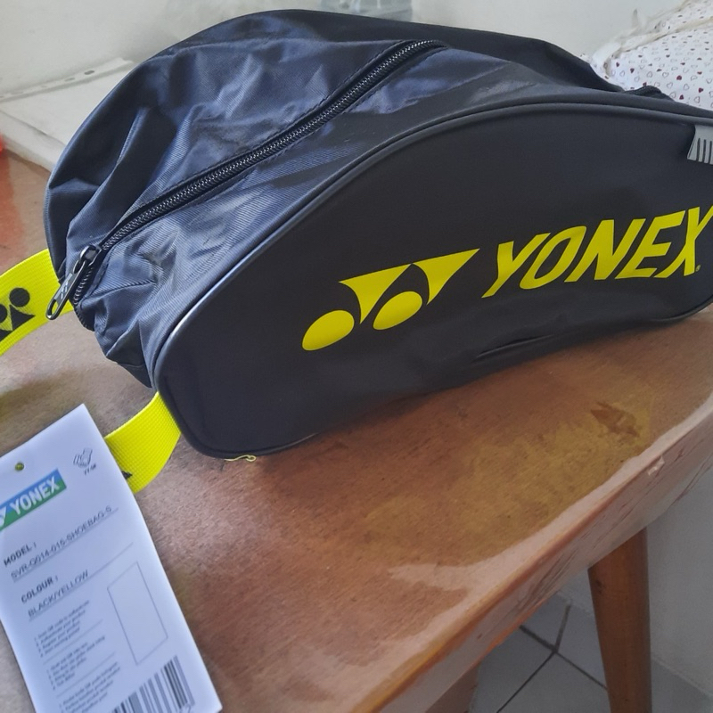 Tas Sepatu Yonex kuning hitam