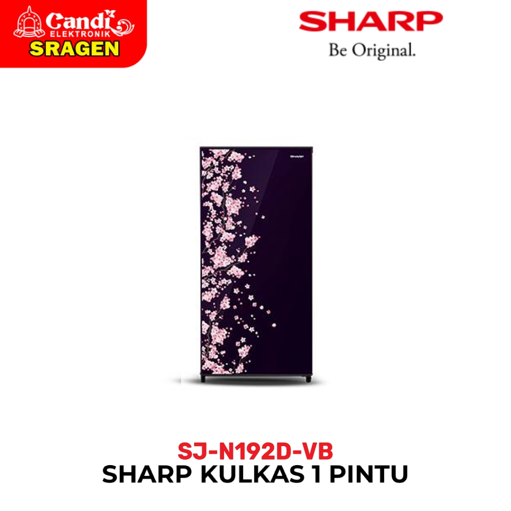 SHARP Kulkas 1 Pintu 184 Liter - SJ-N192D-VB