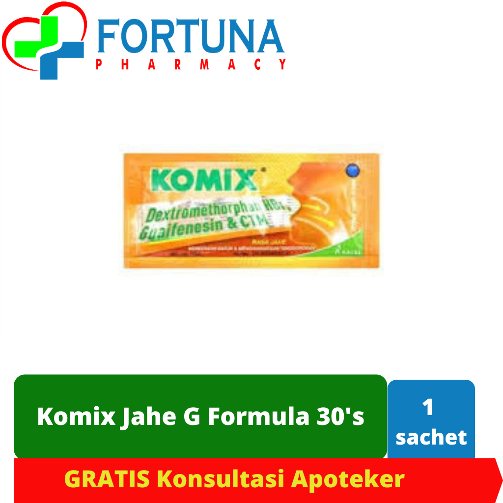 

Komix Rasa Jahe Sachet 7 ml (per sachet)