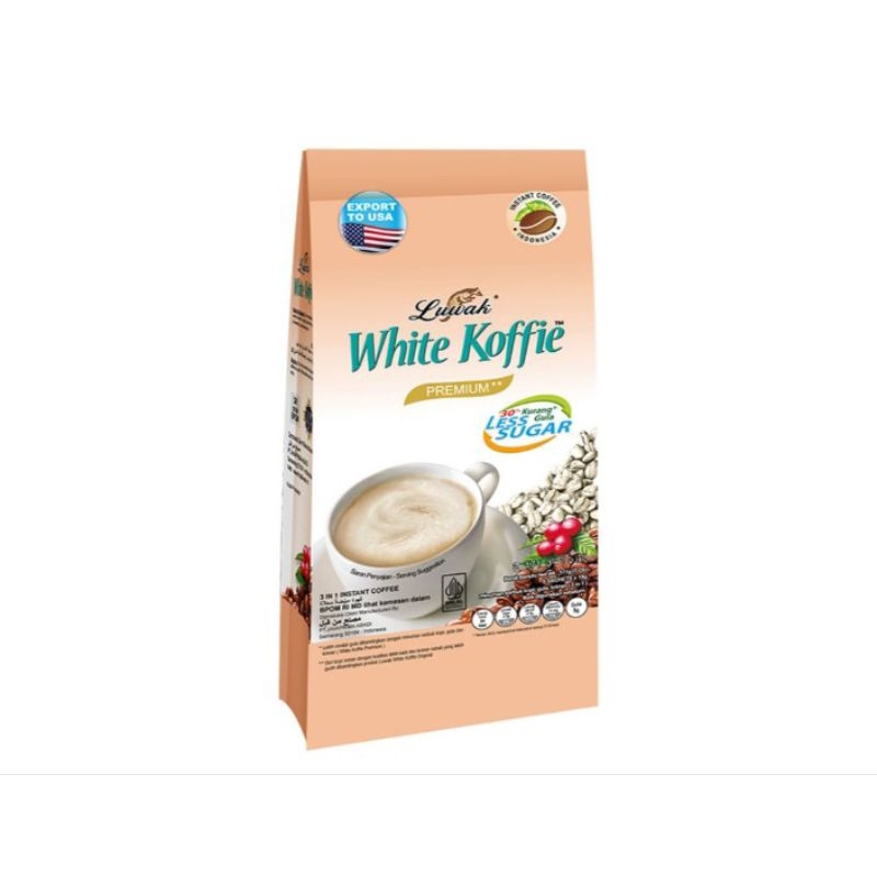 luwak white coffee less sugar 9s