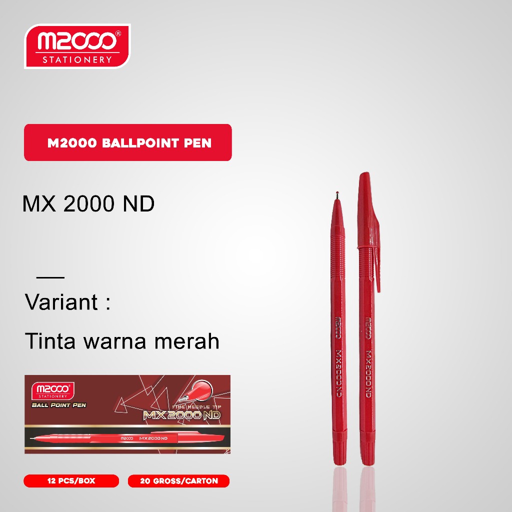 M2000 Pulpen MX-2000ND Merah