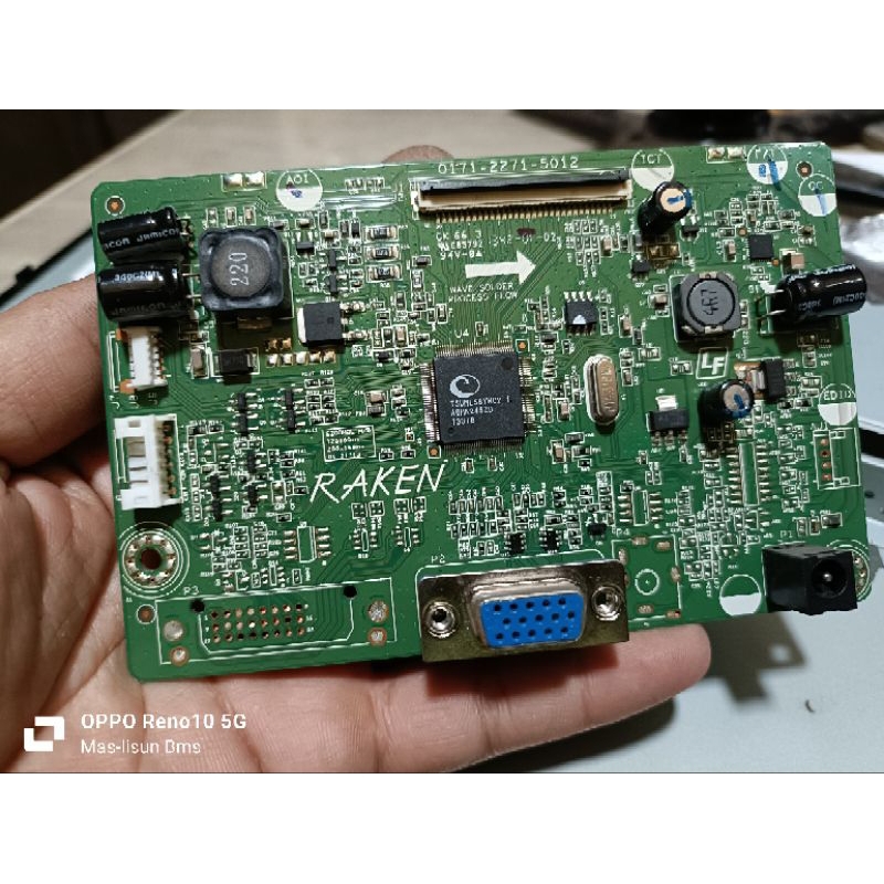Mesin Mainboard Monitor Acer G206HQL ; Kondisi. Bekas ; Normal kak