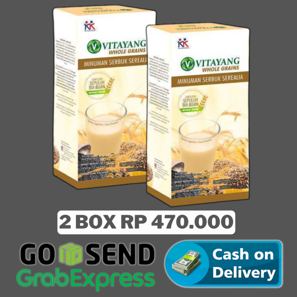 

Vitayang Whole Grains Minuman Serbuk Serelia Teman Sarapan Yang Sehat Enak Bergizi KK Indonesia