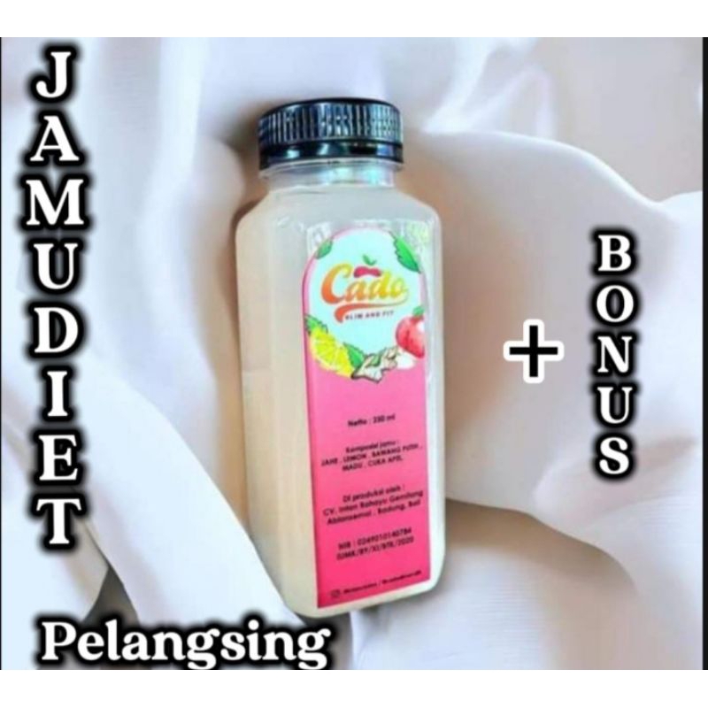 (PAKET 12 BOTOL) CADOSLIMANDFIT JAMU DIET HERBAL