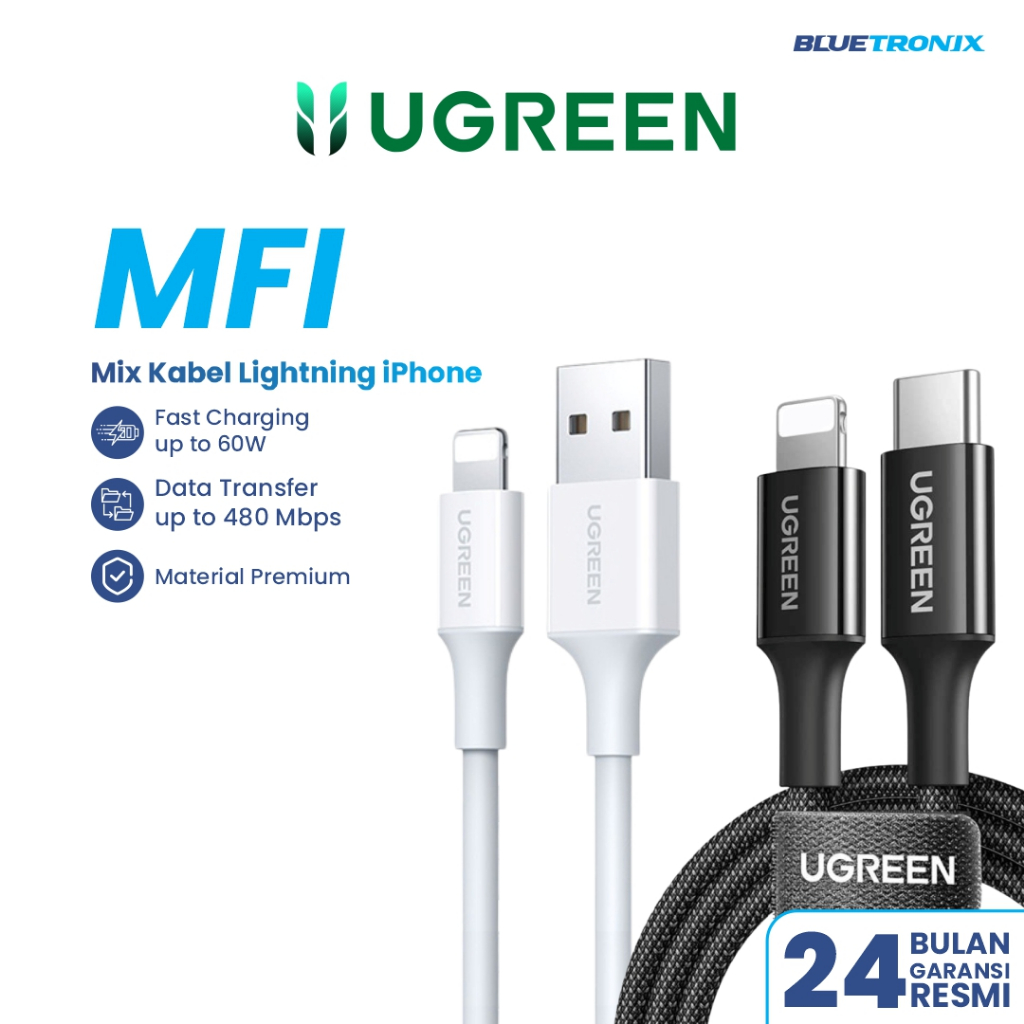 UGREEN Kabel Data iPhone MFI Fast Charging