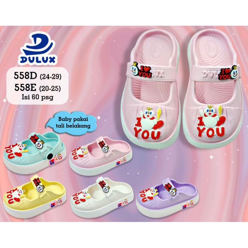 sandal sepatu anak cewek kecil motif mixue