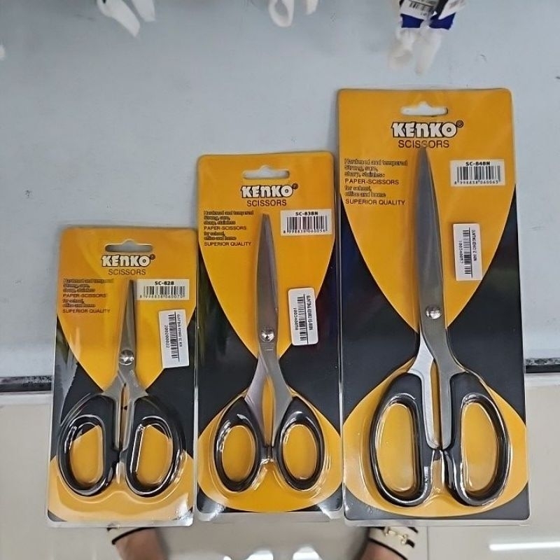 

gunting scissors kenko kecil, tanggung, besar (SC 828, SC 838N, SC 848N)