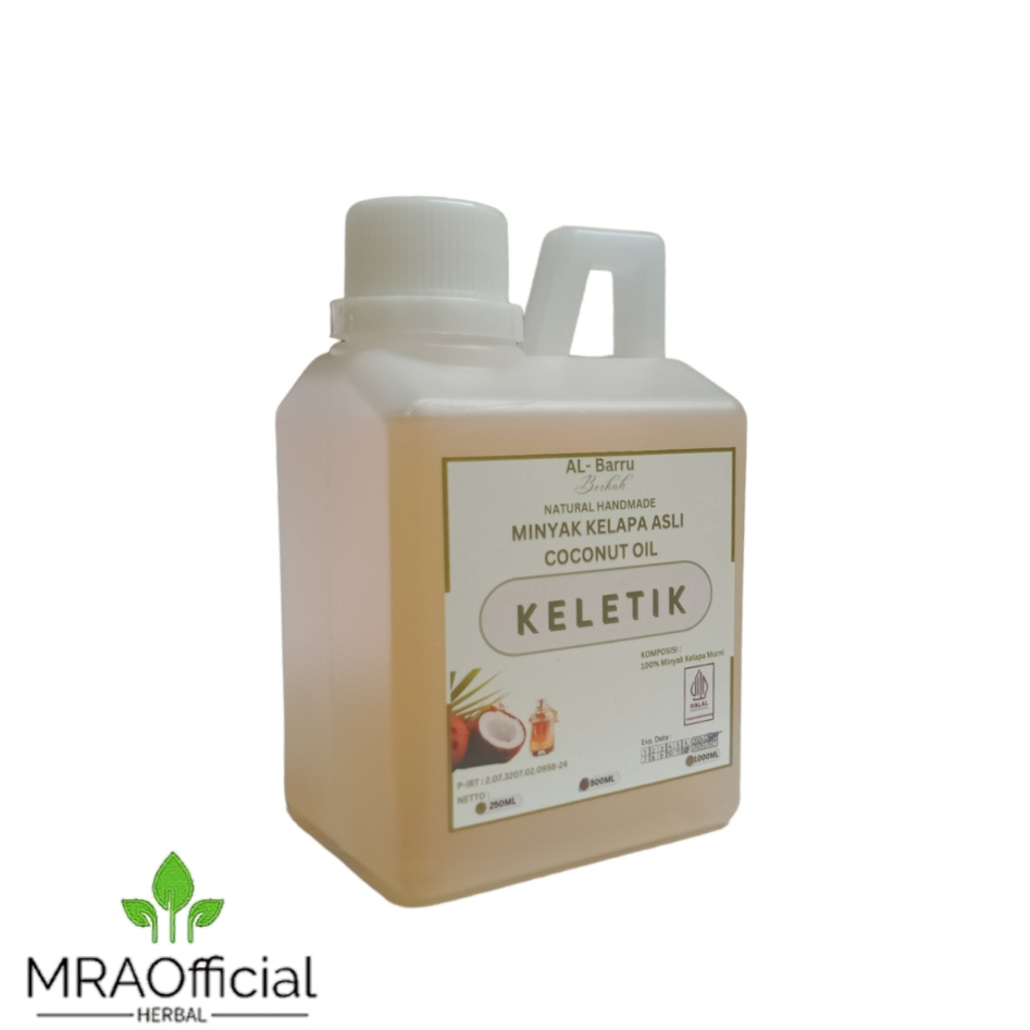 

Minyak Keletik Albarru 500 Ml | Minyak Kelapa Coconut Oil Naturan Handmade | Minyak Kelapa Keletik Al-Barru