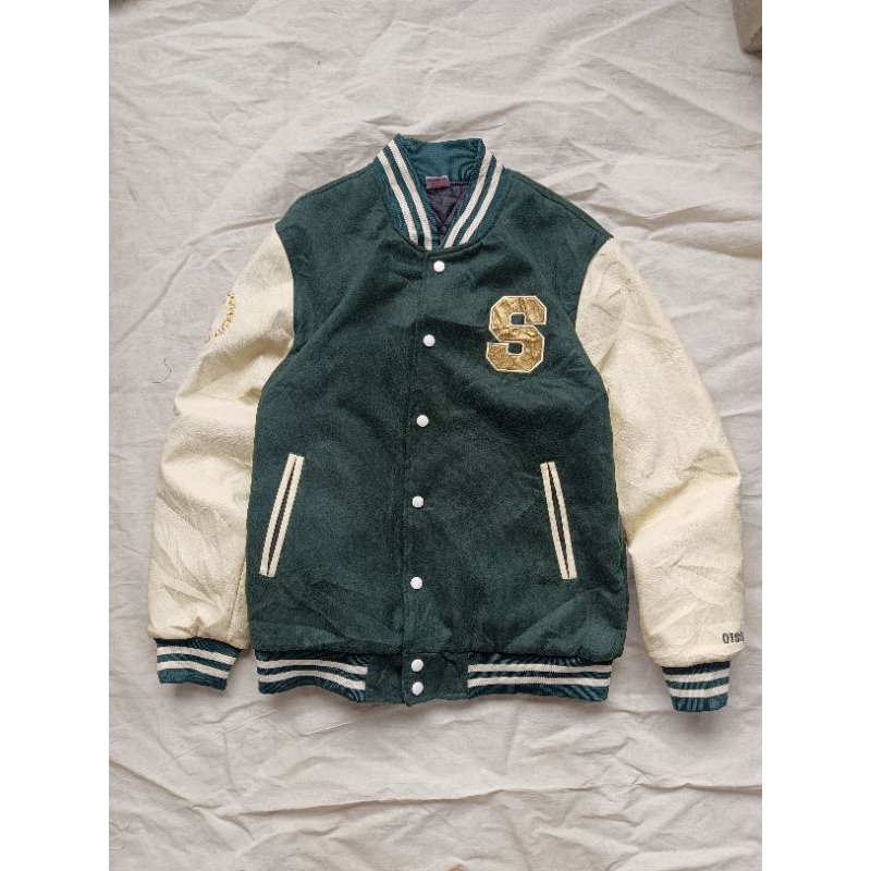 VARSITY UNIV KOREA INISIAL S LEATHER