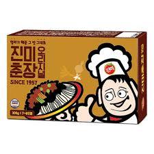 Jinmi Chunjang Black soybean Paste 300g / saus Jjajang Korea / saus jajangmyun