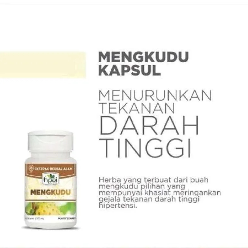 

Kapsul Mengkudu Herbal untuk merningkankan darah tinggi dan hipertensi Isi 50 Kapsul