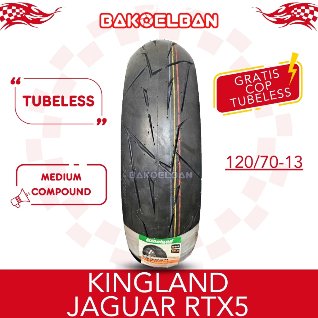 BAN MOTOR KINGLAND JAGUAR RTX5 120/70 - 13