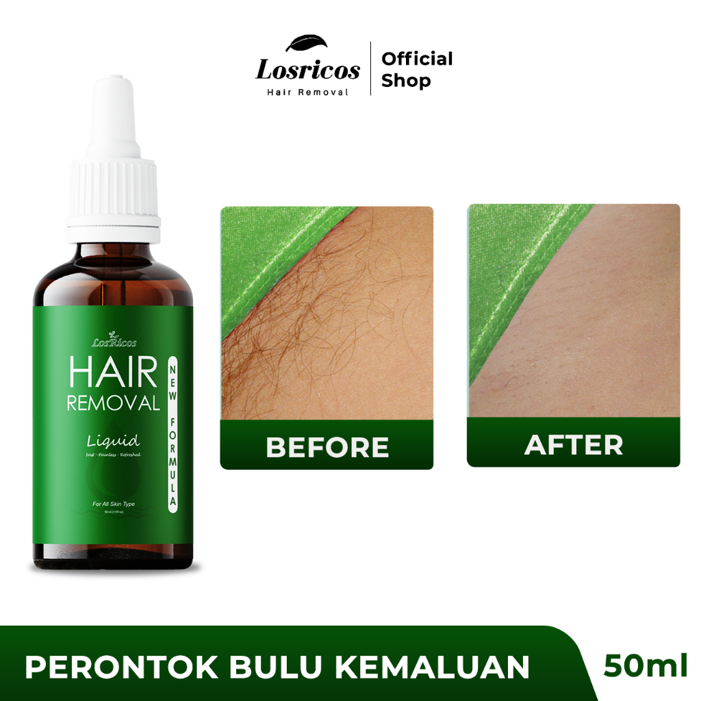 Perontok Bulu Kemaluan Permanen Losricos Hair Removal Liquid Wax Penghilang Bulu Rambut Miss V