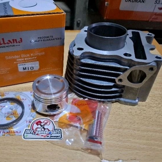 BLOK SEHER MIO //BORING PISTON SET YAMAHA MIO SPORT GARNIS/SMILE STANDAR 50 MM NOUVO Z/LELE MIO SOUL