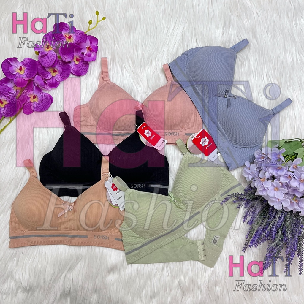 Bra BH Sorex Young Miniset 3330 - Tanpa Kawat - Full Cup - Seamless (Size: 32-38)