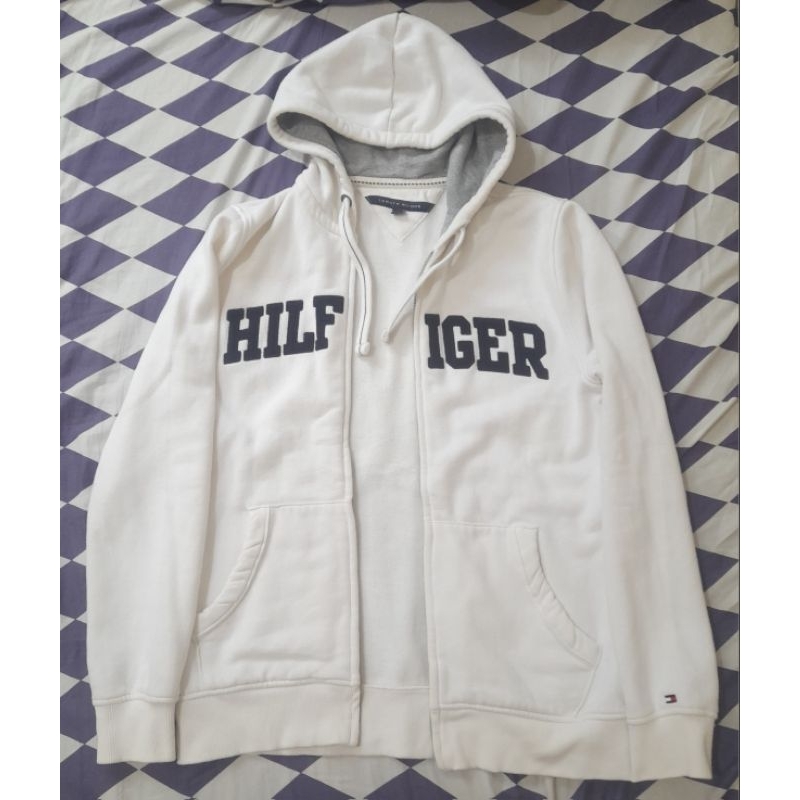 Jaket Hoodie Zipper Tommy Hilfiger Unisex Second