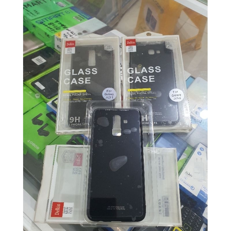 CASE GLASS 9H / GLASS PHONE SAMSUNG J8 2018 LAMA