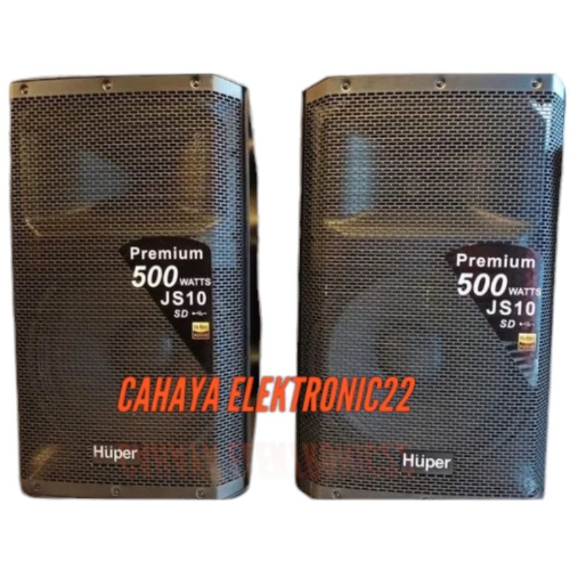 SPEAKER ACTIVE HUPER PREMIUM JS10 500WATT HUPER JS10 ORIGINAL