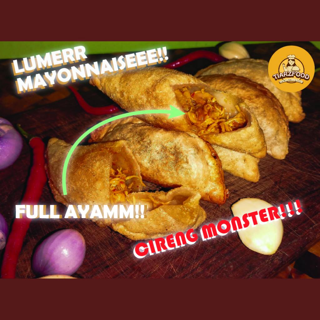 

CIRENG AYAM MONSTER! Kenikmatan Ayam Suwir & Mayonnaise Berlimpah! FROZENFOOD