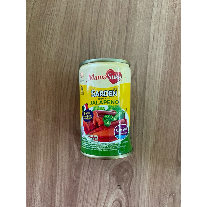 

Mamasuka sarden saus jalapeno 155gr