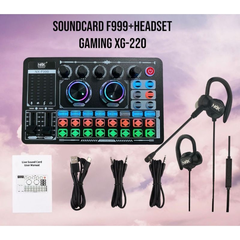 SOUNDCARD NIXNOX F999 V8New BLUETOOTH