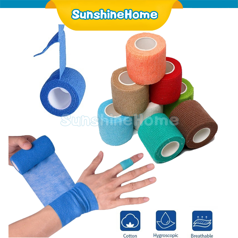 Finger Tape Perban Teping 5CM x 4.5M/2.5CM x 4.5M Perban Elastis Jari Mencegah Cidera Otot Pada Jari