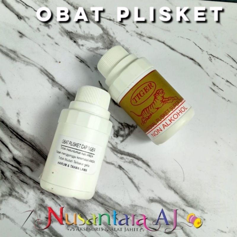 Obat plisket tiger / obat plisir kain 125ml