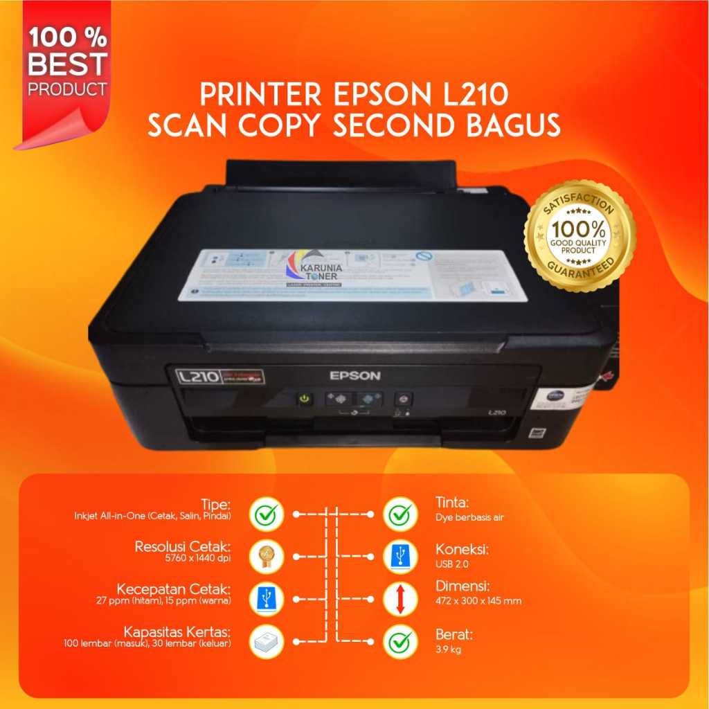 Printer Epson L210 Second