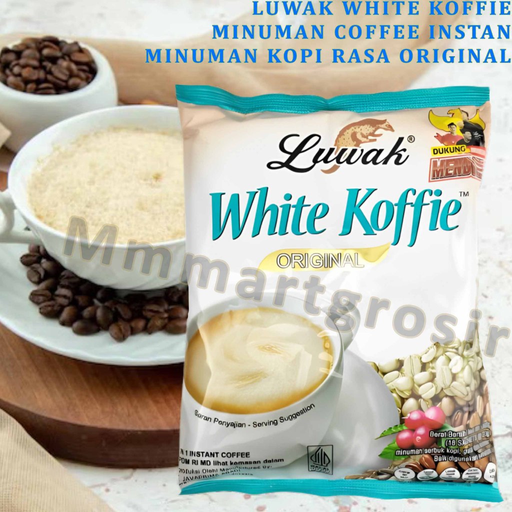 

Luwak White Koffie / Minuman Coffee Instan / Kopi Rasa Original / 18pcs x 20gr