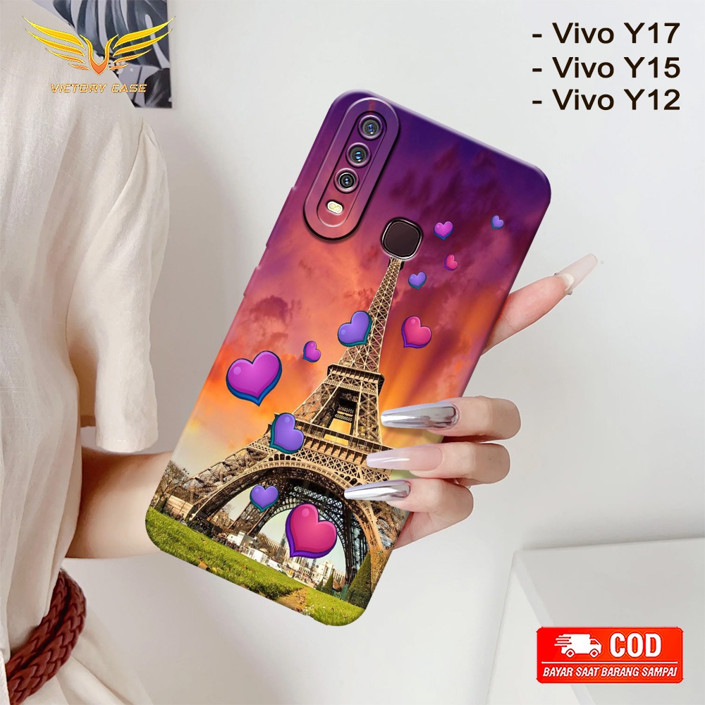 New! Paris Case - Softcase Vivo Y17 / Y15 / Y12 - Terbaru - Case Hp Vivo Y17 / Y15 / Y12 - Casing Vi