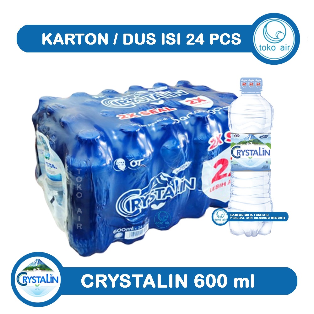 

Crystalin 600 ml - Air Minum pH 8