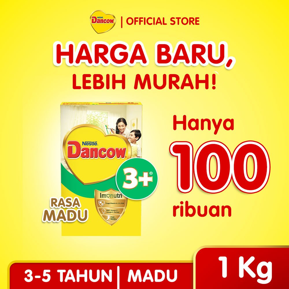

dancow 3+ susu bubuk madu