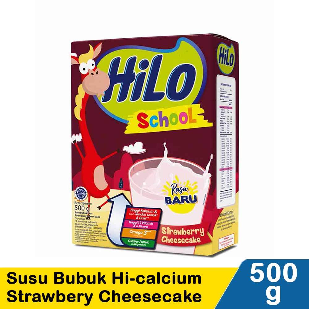 

hilo school susu berkalsium tinggi strawberry cheesecake