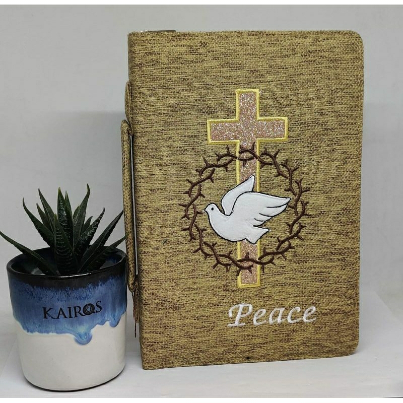 

sampul alkitab besar kidung jemaat bordir peace coksu