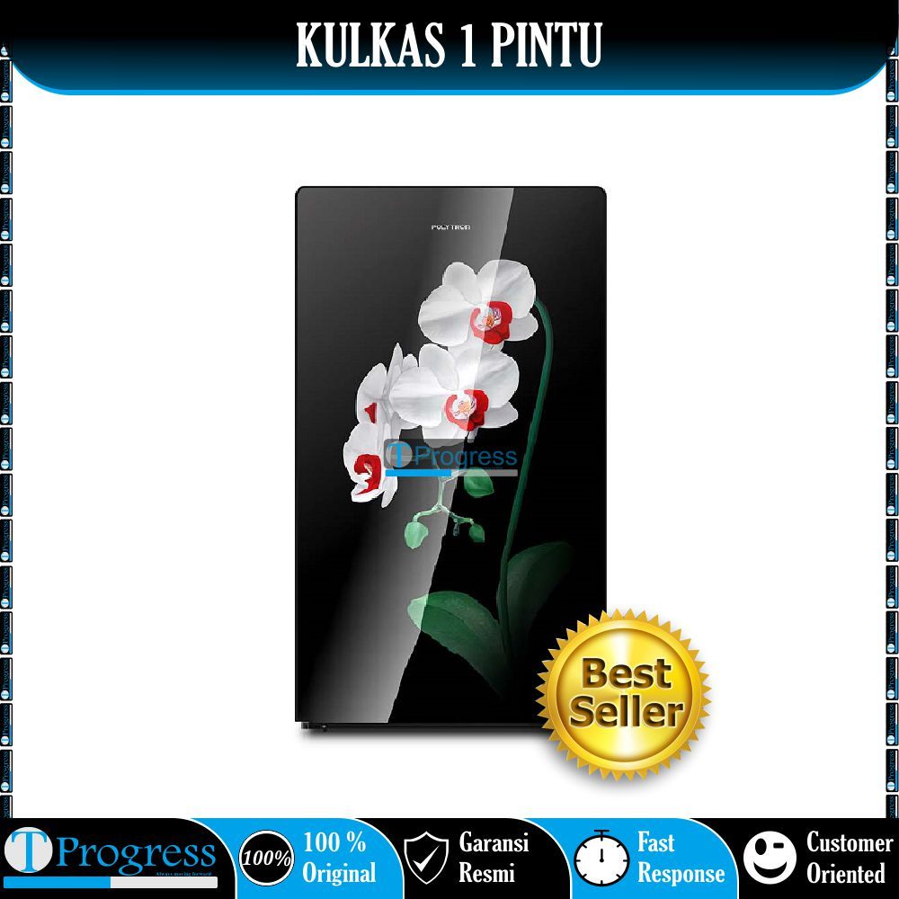 KULKAS 1 PINTU POLYTRON PRA15MOW / PRA15MOB