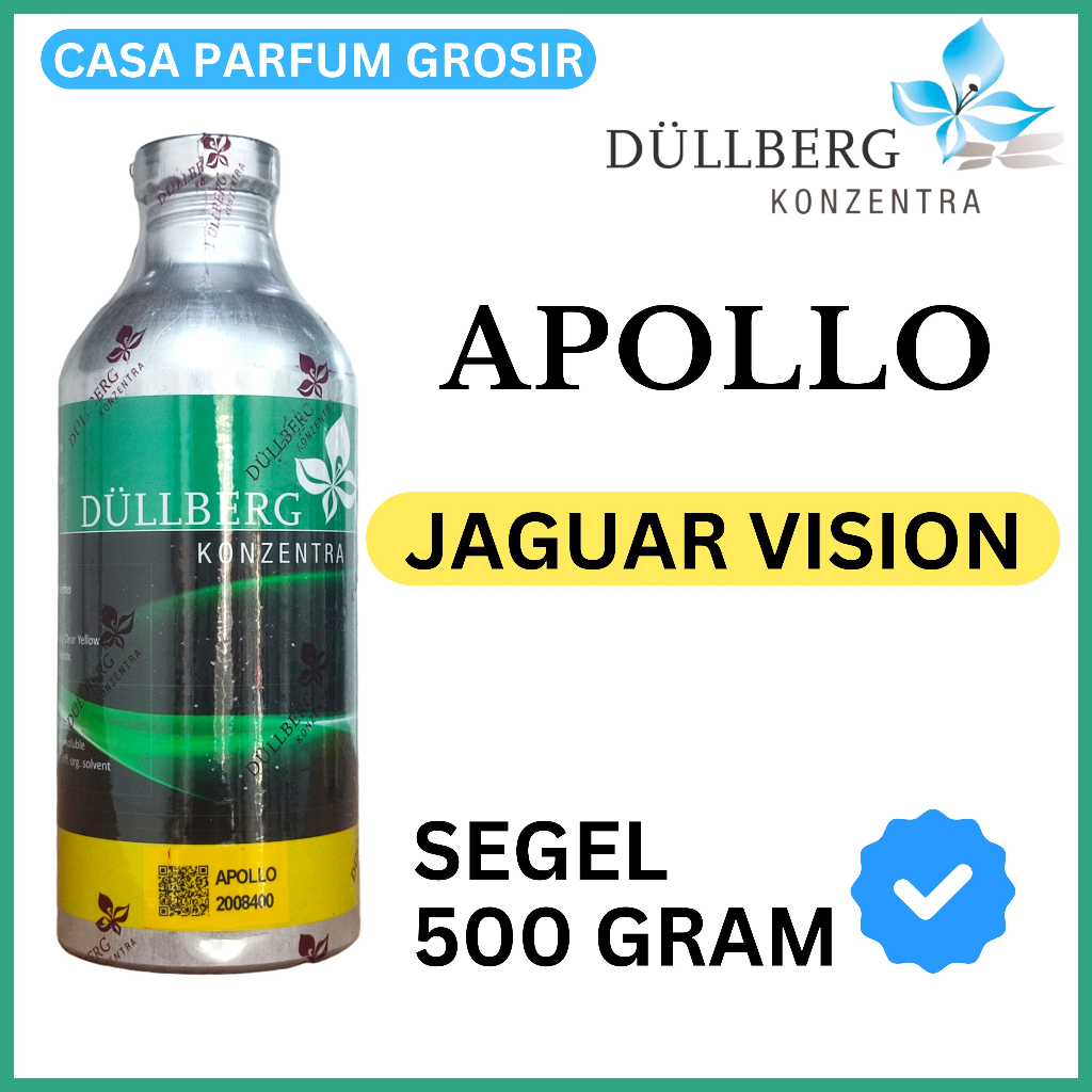 (SEGEL 500 GR) APOLLO BY DULLBERG.APOLLO SEARAH JAGUAR VISION KEMASAN SEGEL 500 GRAM.BIBIT PARFUM MU