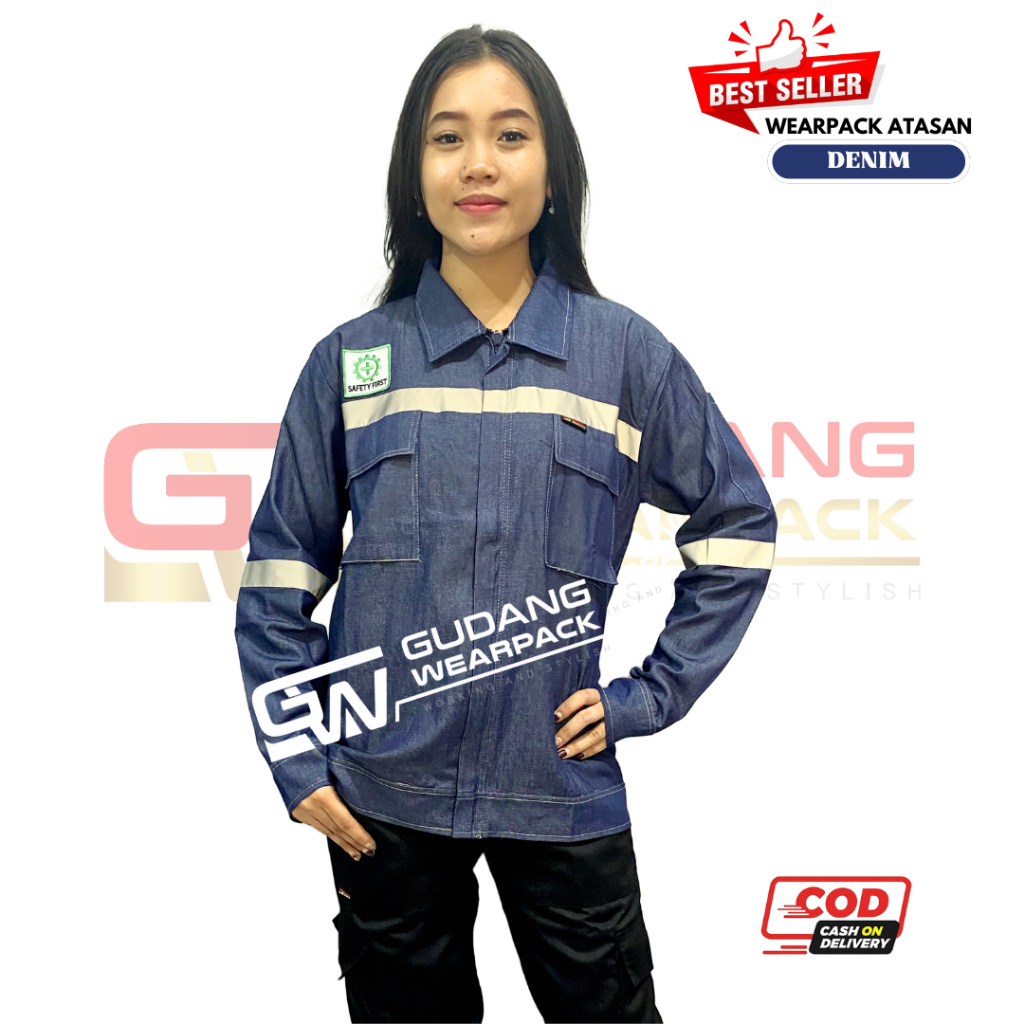 Gudang Wearpack - Baju Kerja Seragam Proyek Bahan Denim