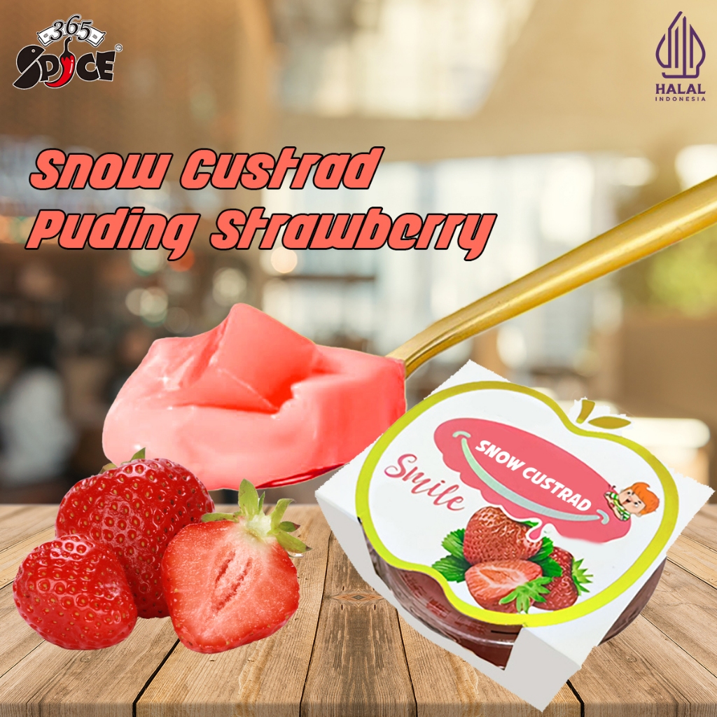 

SILKY PUDDING 102g Snow Custard Mango Banana Strawberry - 365spices Jelly Puyo Food Puding Jeli Stroberi