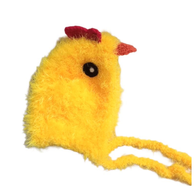 Topi bonnet rajut bayi anak ayam baby boy girl photoshoot