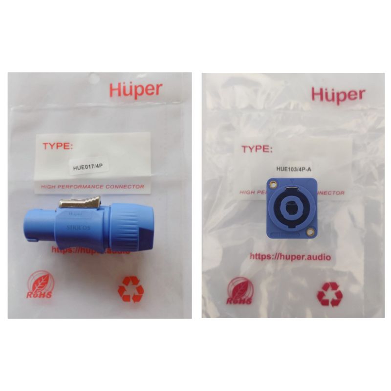 Jack Speakon & Socket Speakon Huper