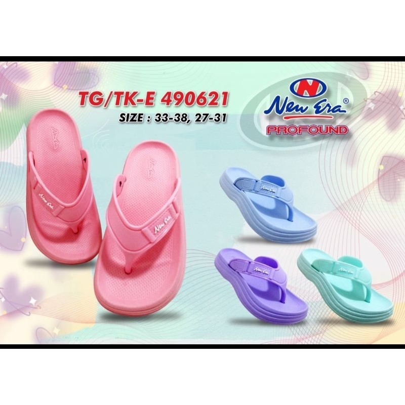 SANDAL ANAK PEREMPUAN NEW ERA KARET LENTUR